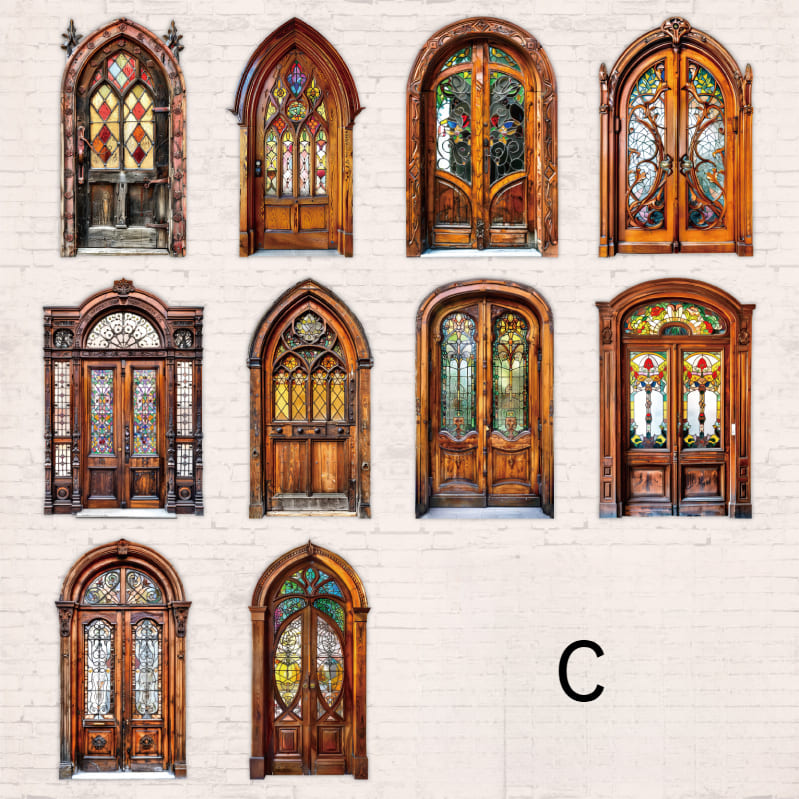Vintage Doorway Stickers