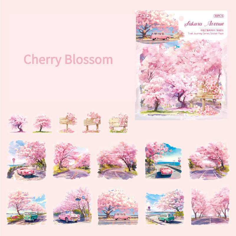 15PCS Scenery Series Sticker Pack
