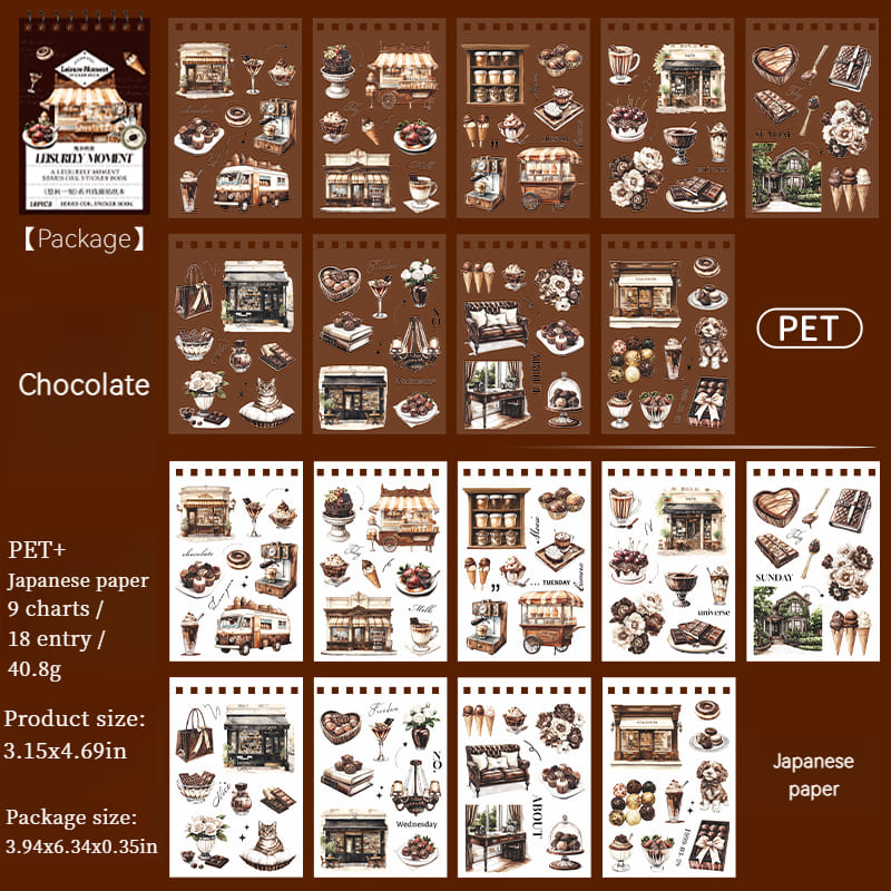 Leisurely Moment Sticker Book