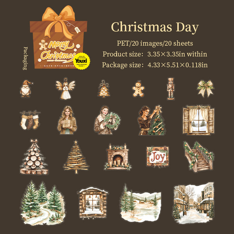 Christmas-Themed Sticker Pack
