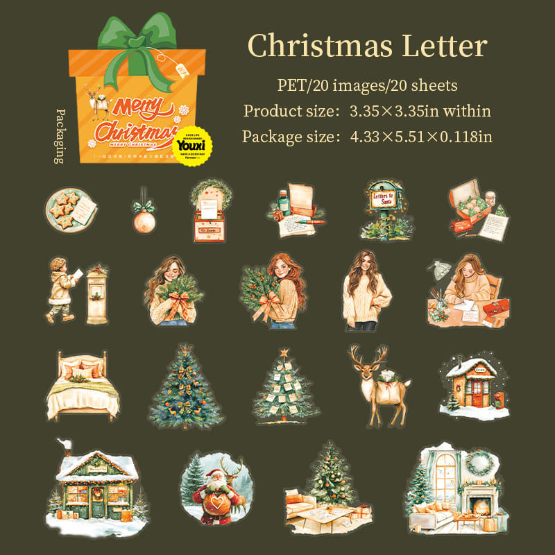 Christmas-Themed Sticker Pack