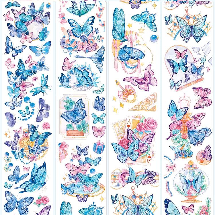Blue Butterfly Series PET Tape