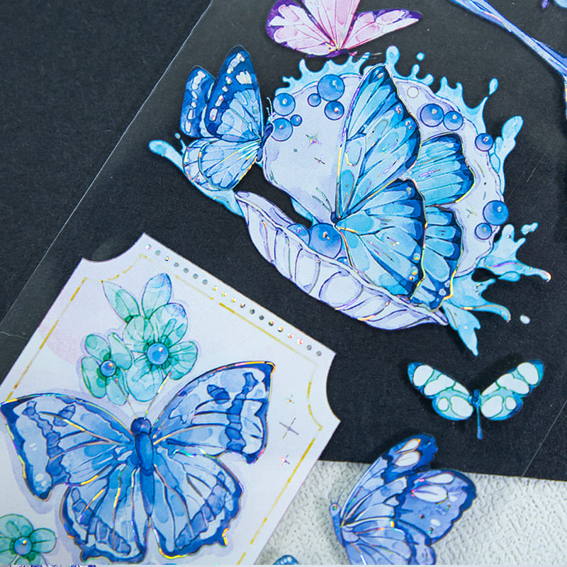 Blue Butterfly Series PET Tape
