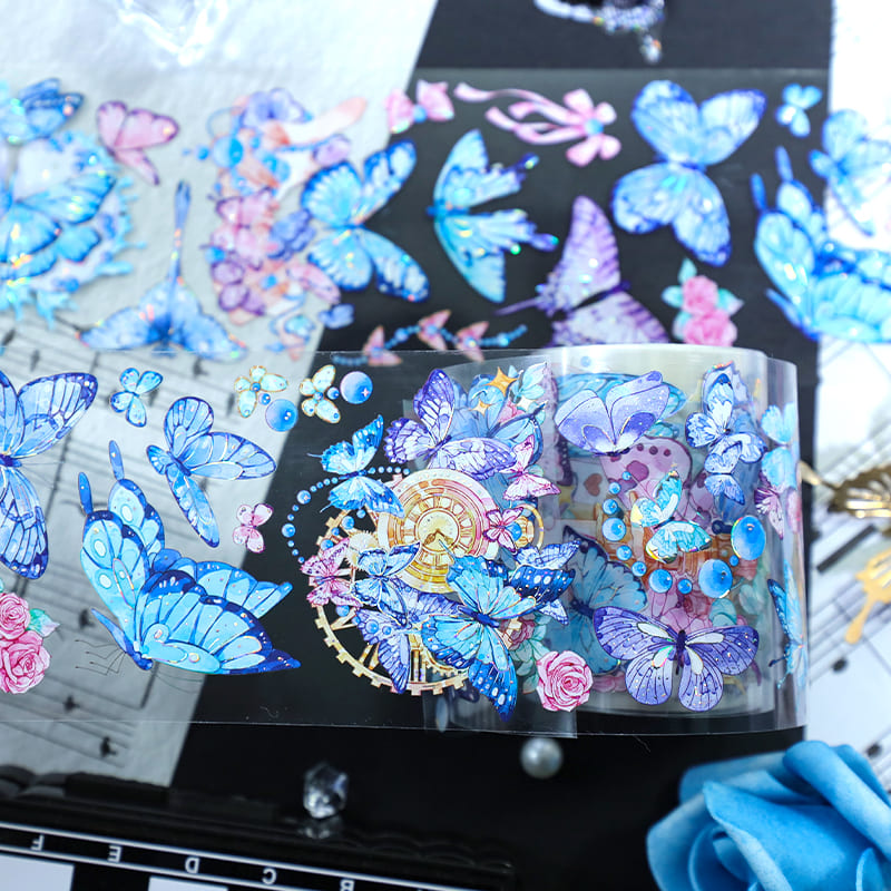 Blue Butterfly Series PET Tape
