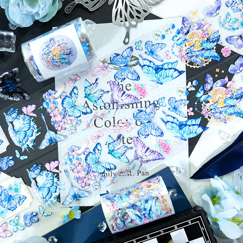 Blue Butterfly Series PET Tape