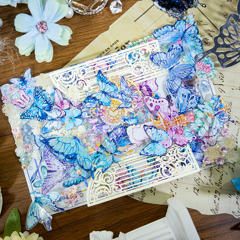 Blue Butterfly Series PET Tape
