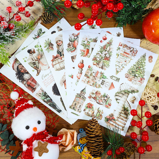 Warm Christmas Sticker Book