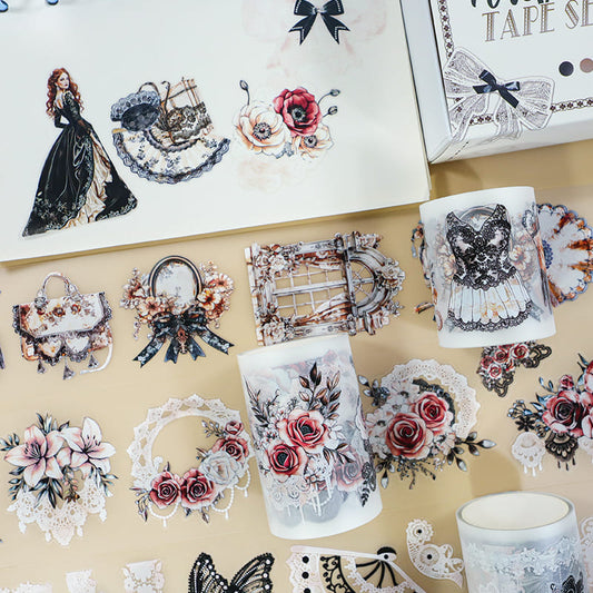 4PCS Lace Series PET Tape Set