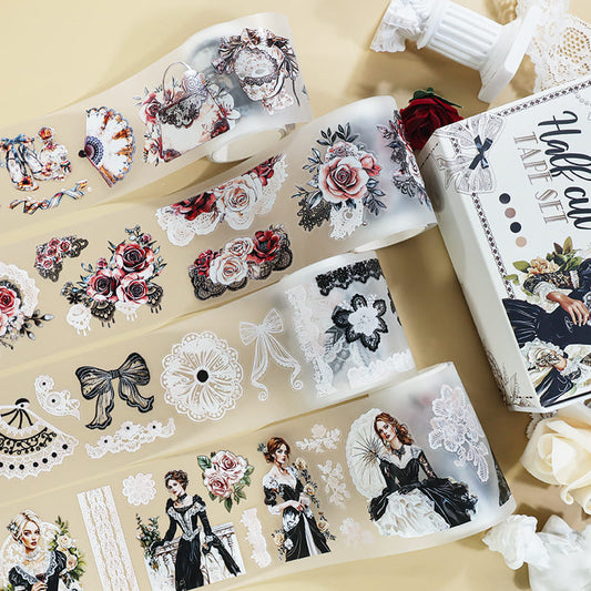 4PCS Lace Series PET Tape Set