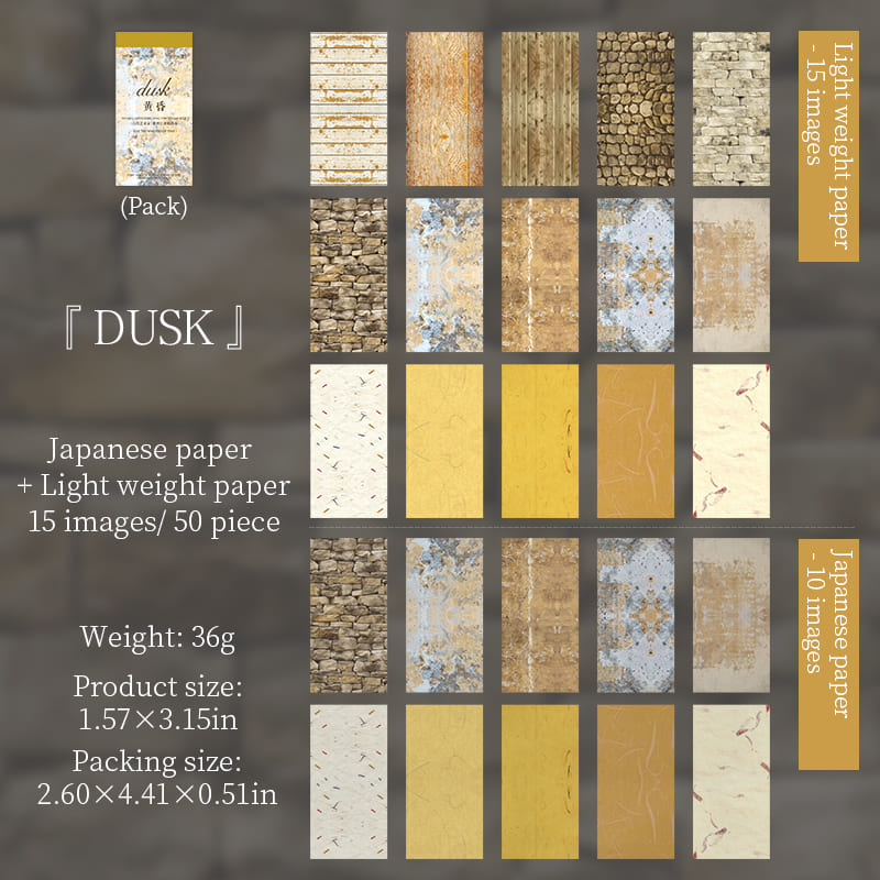 50PCS Nature Artist Materials Book