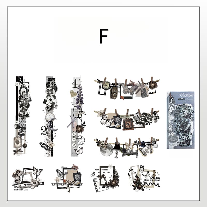 Misty Garden Series Sticker Pack