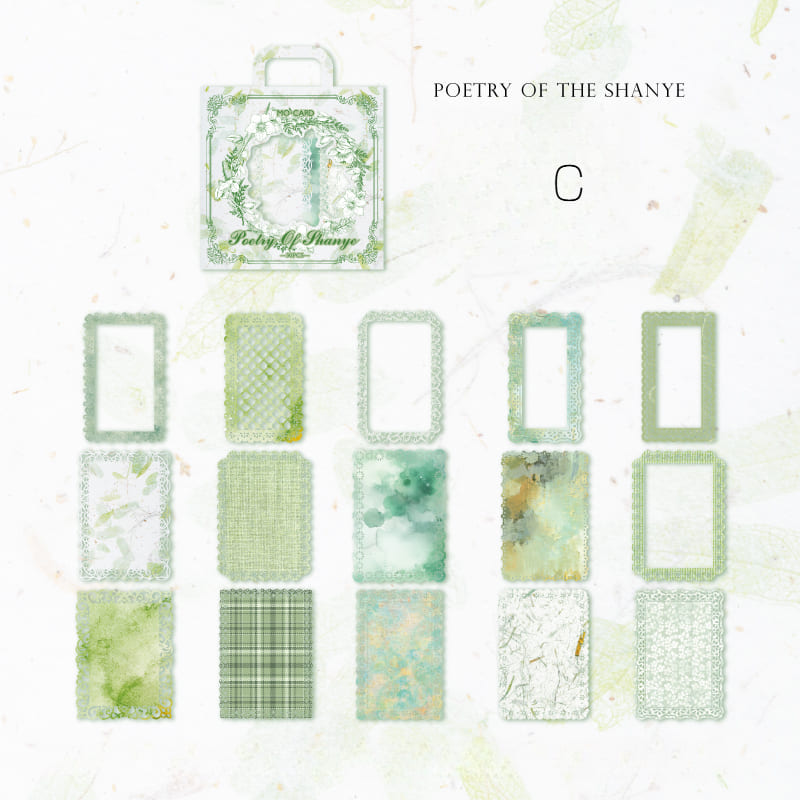 Lace Series Hollow Frame Material Pack