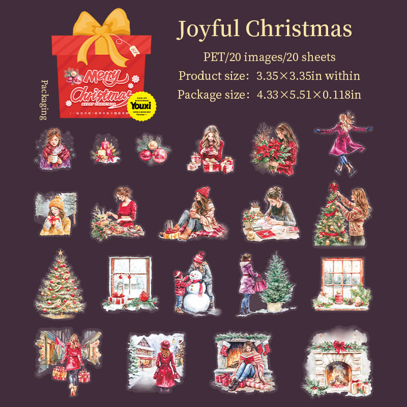 Christmas-Themed Sticker Pack