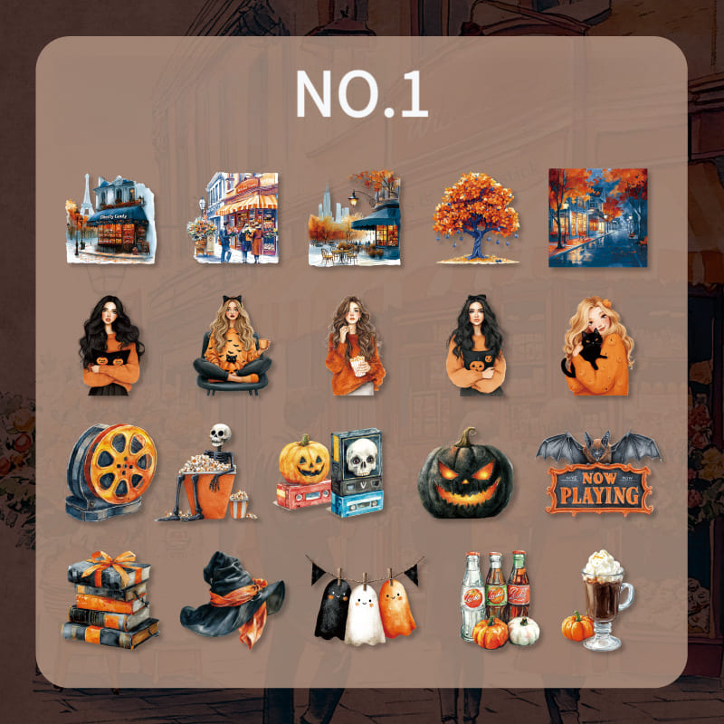 Pumpkin Magic Halloween Sticker Pack