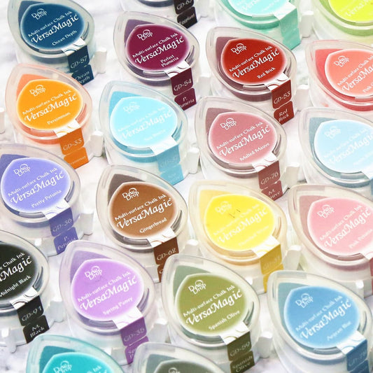 GD Water Drop Shape Ink Pad-36 Colors
