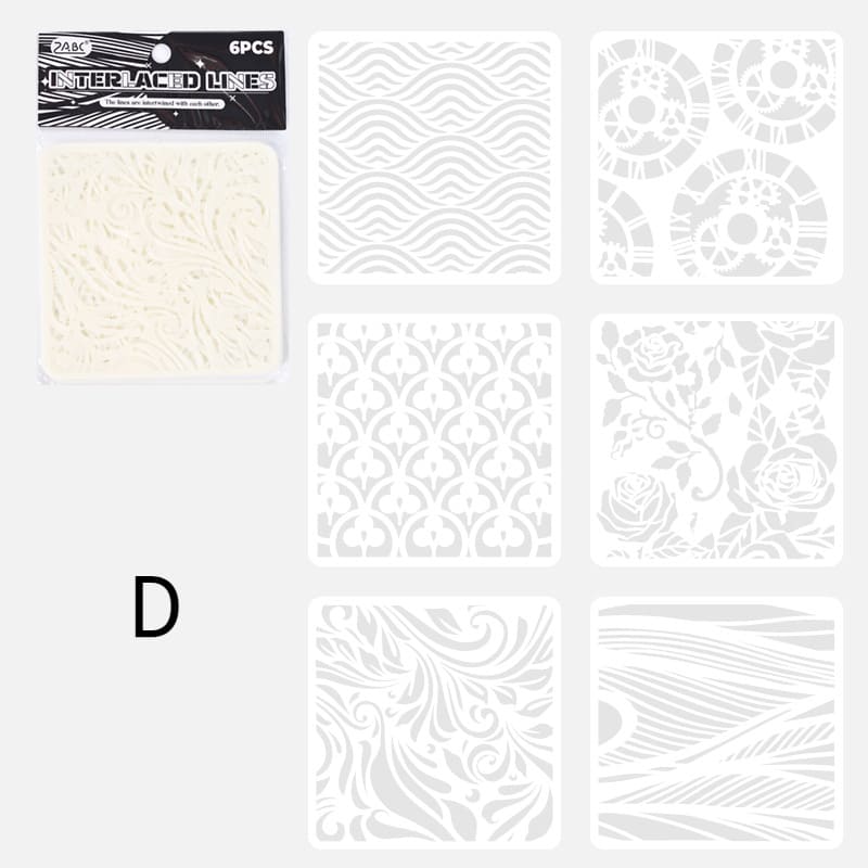 Texture World Series Hollow Templates