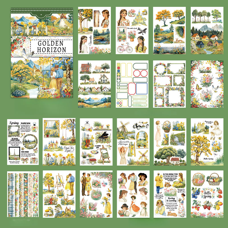 Autumn-Themed Sticker Book