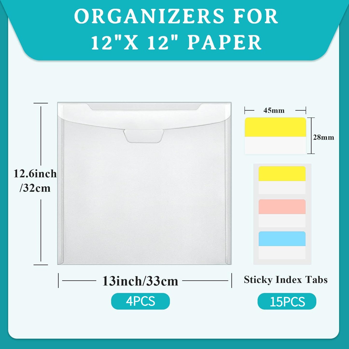 12x12inch Scrapbook Paper Storage