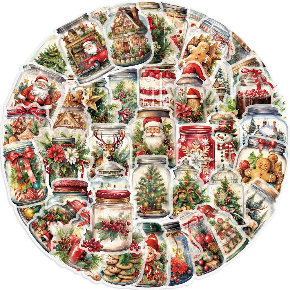 50PCS Christmas Stickers