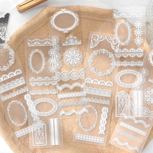 Lace Border Series Stickers