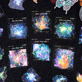 Fireworks PET Stickers Set – colorful decorative stickers for journaling and scrapbooks