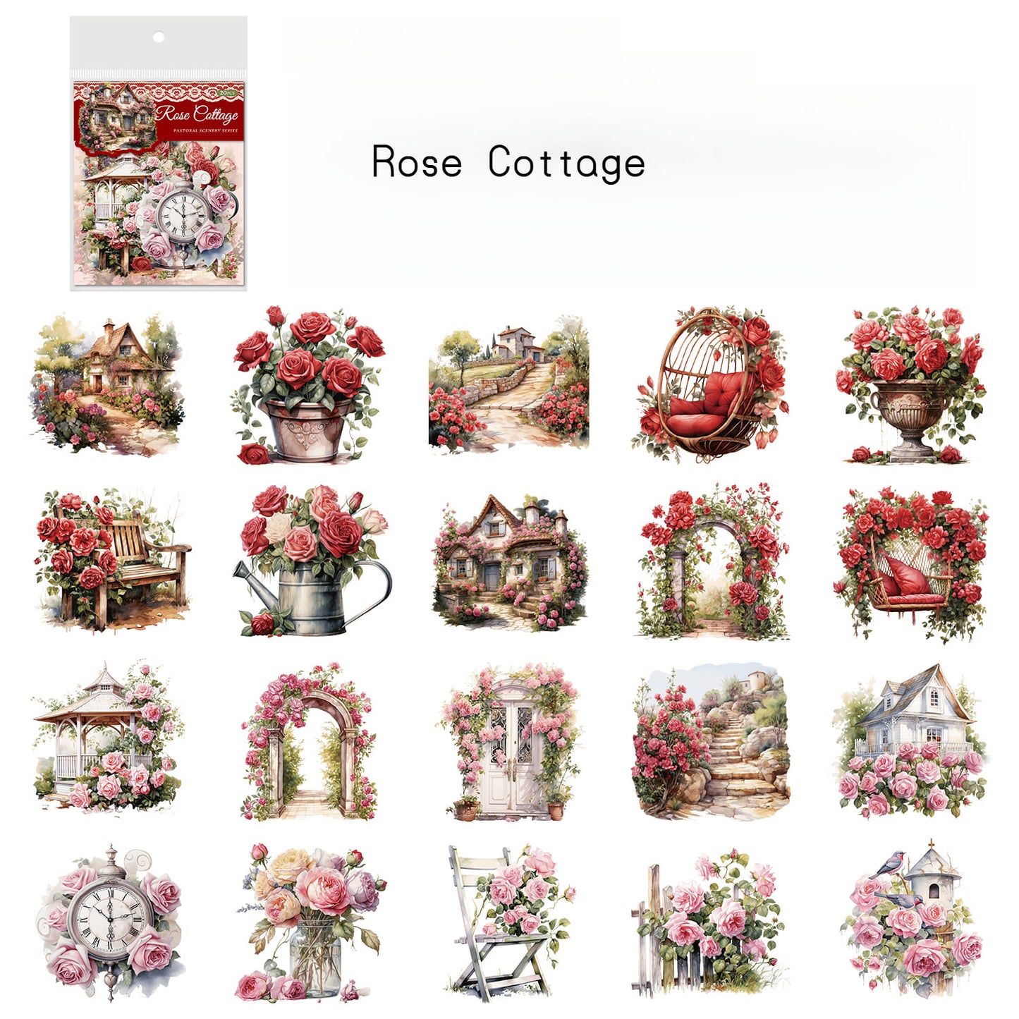 Pastoral Scenery Stickers