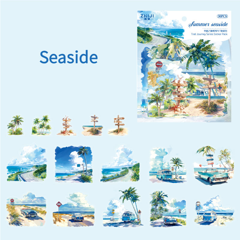 15PCS Scenery Series Sticker Pack