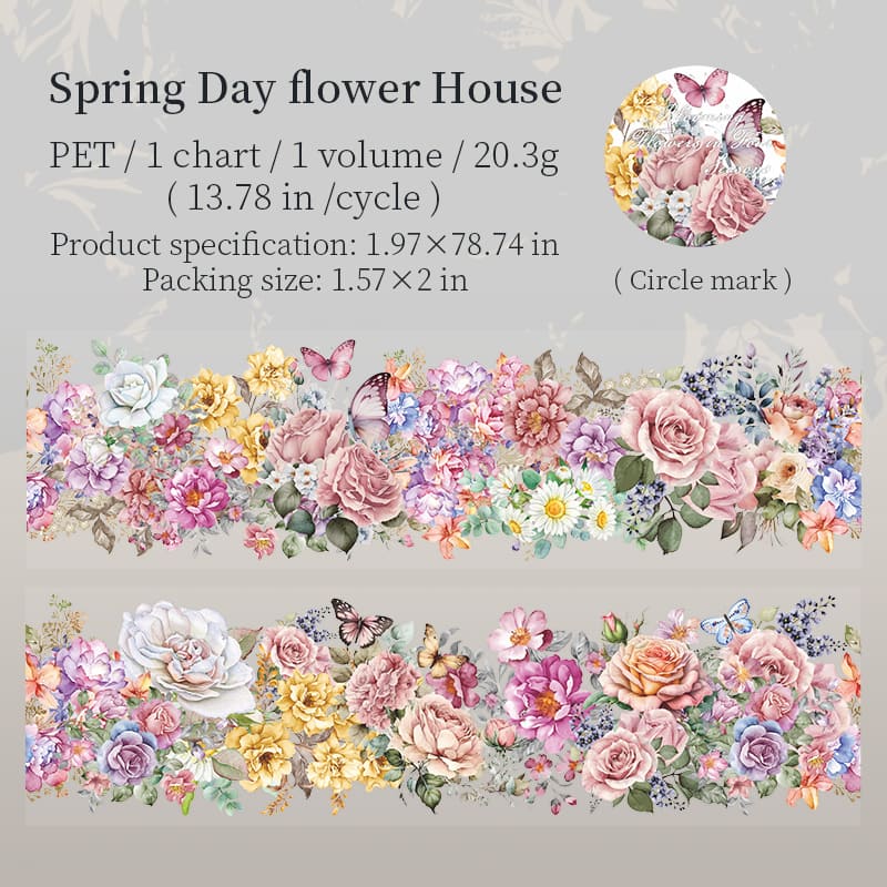 Blooming All Seasons PET Tape