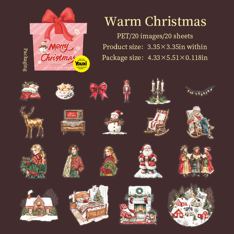 Christmas-Themed Sticker Pack