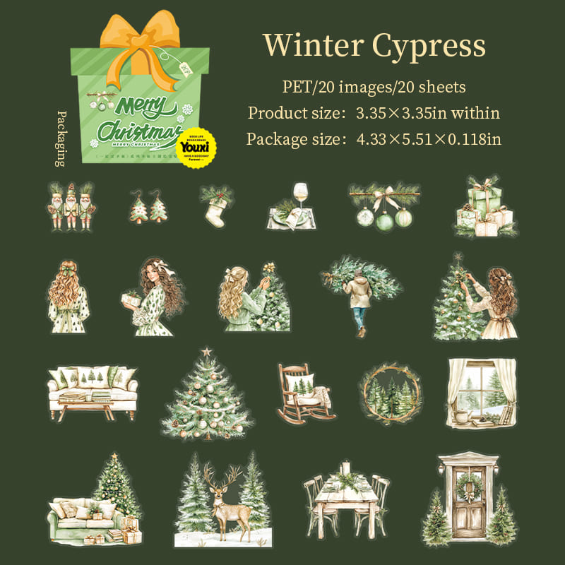 Christmas-Themed Sticker Pack