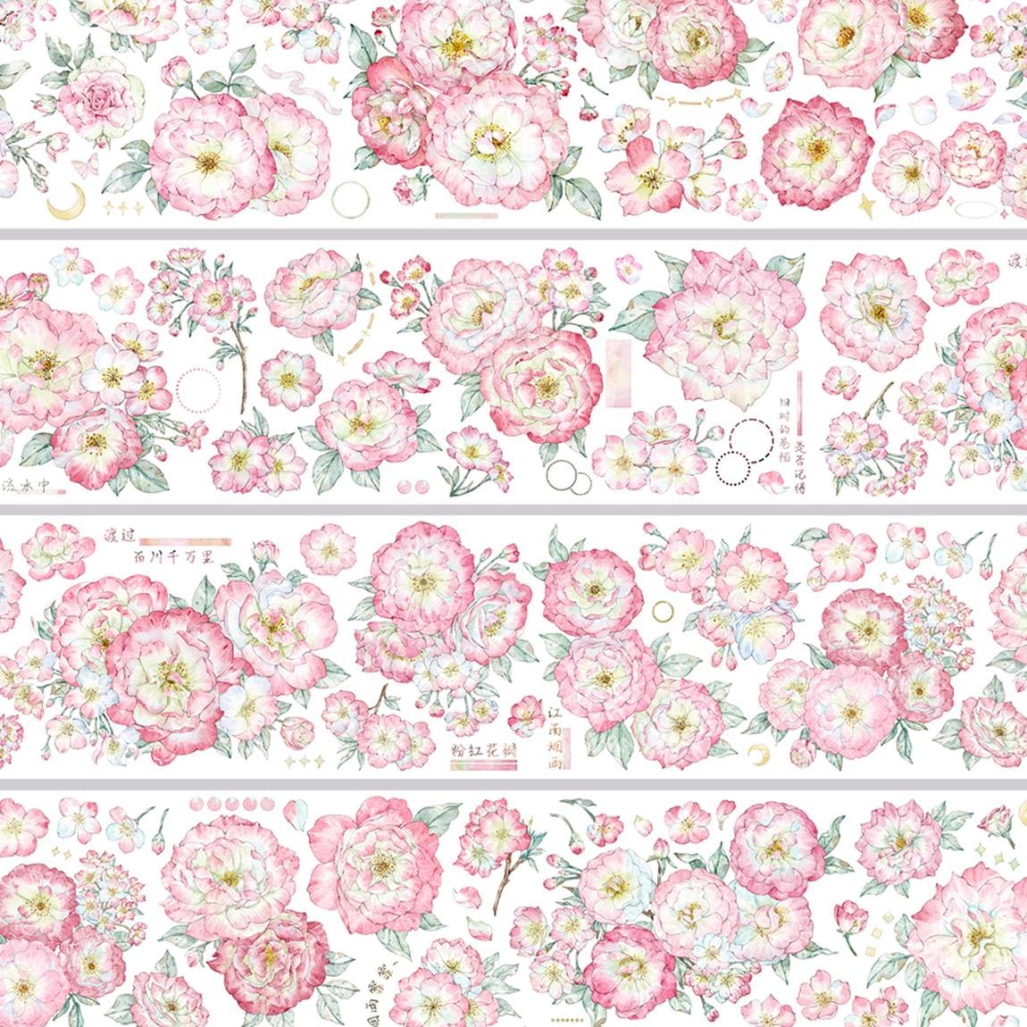 6cm*5m Pink Petal Tape