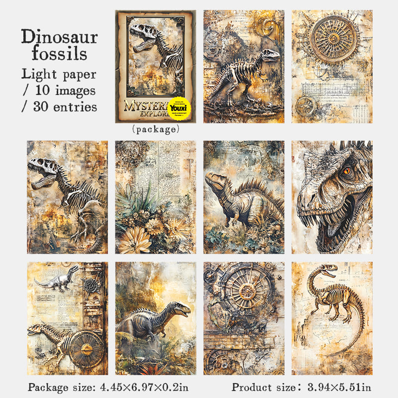 Explorer-Themed Scrapbook Paper