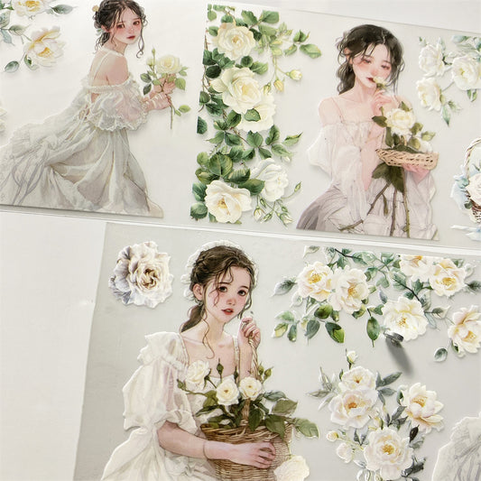 6.5cm*100cm Flower Girl One Cycle PET Tape