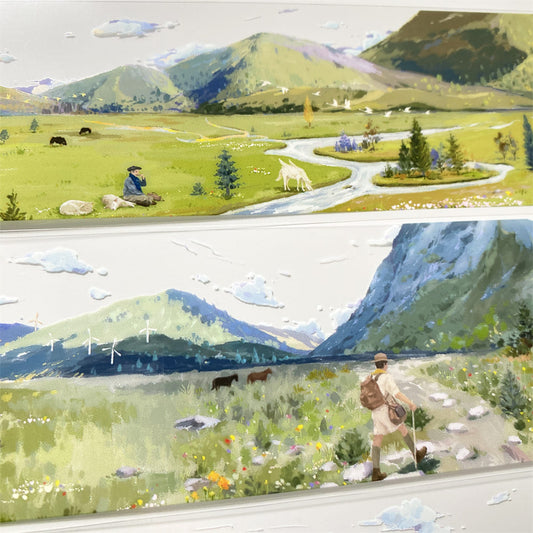 Mountain Range Series One Cycle PET Tape