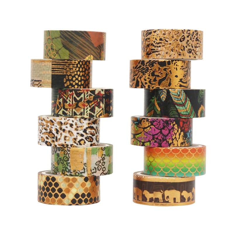 Leopard Print Theme Washi Tape Set