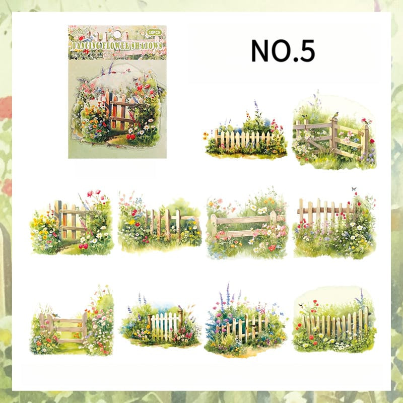 Secret Garden Theme Stickers