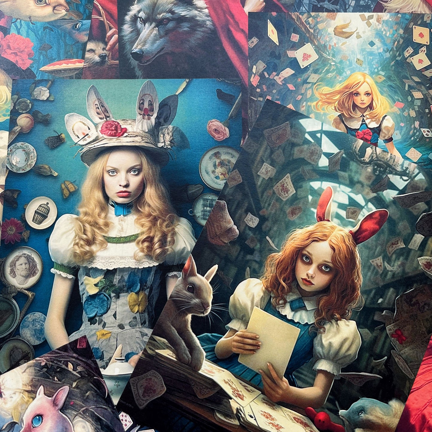 Fairy Tale Characters Scrapbook Paper