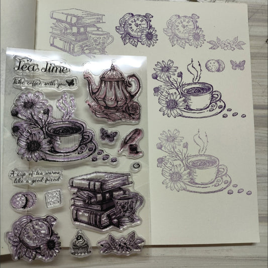 Afternoon Tea Series Clear Stamp