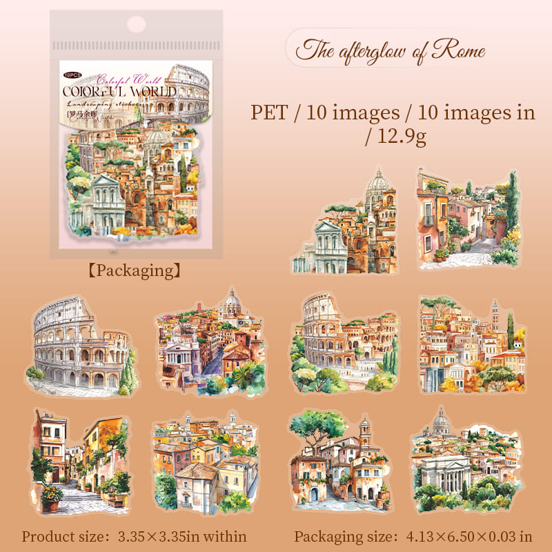 City-themed Stickers