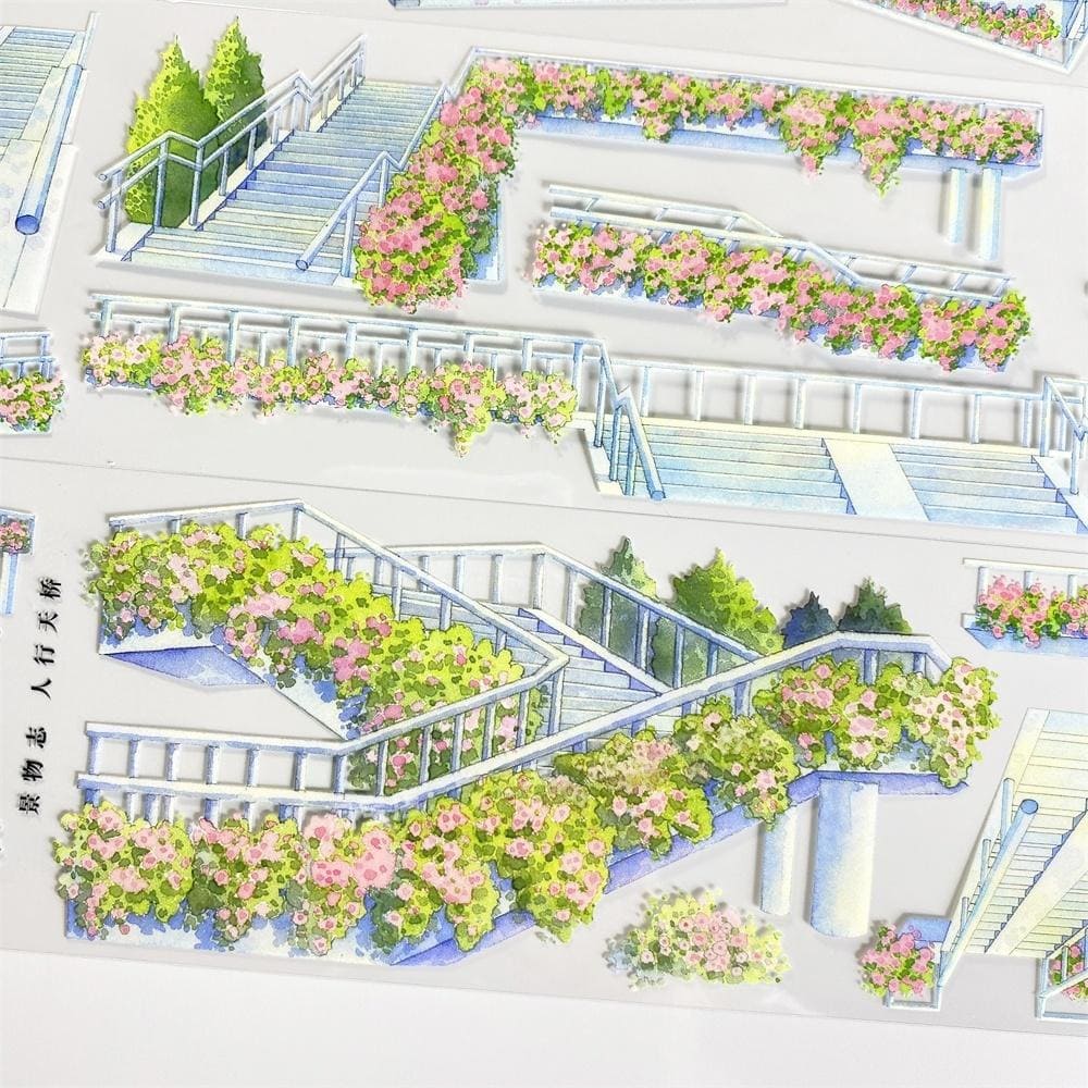 Pedestrian Overpass PET Tape (One Cycle)