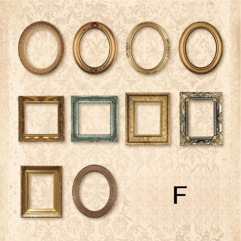 Vintage Art Series Border Collage Cards