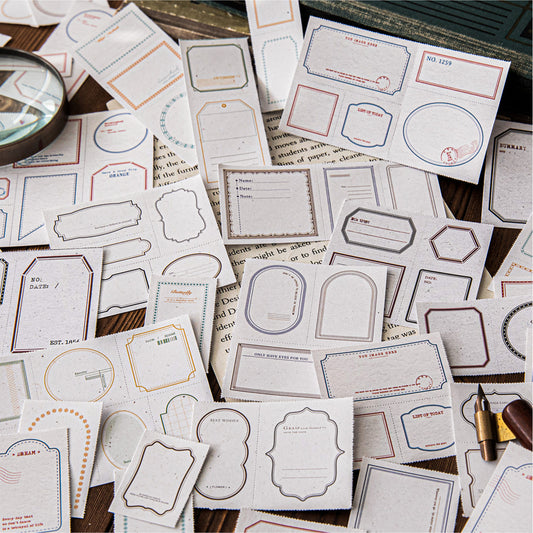 Vintage Tearable Sticky Note Pad