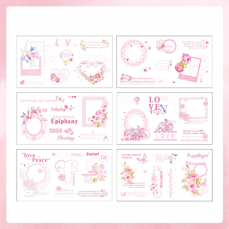 Border Flower Stickers