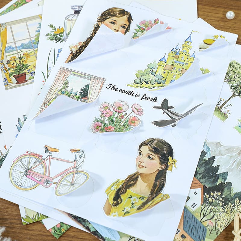 Autumn-Themed Sticker Book