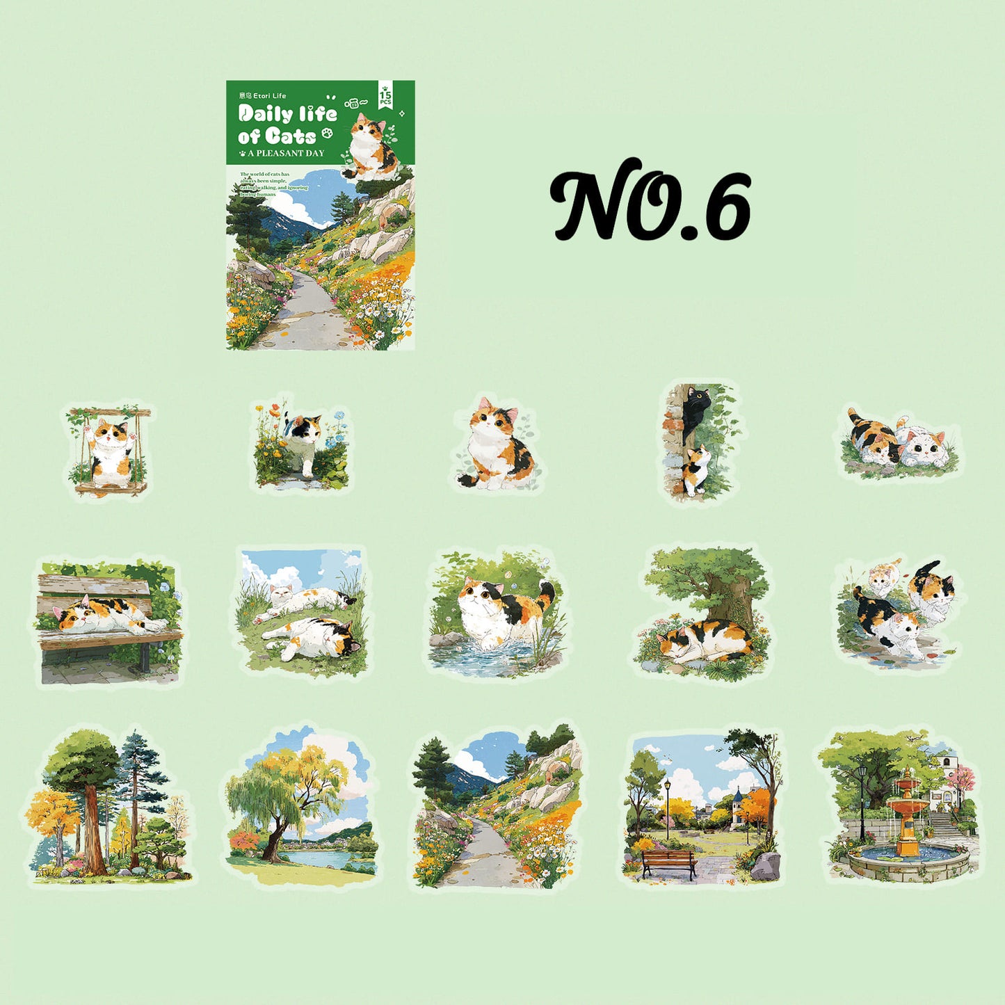 Meow's Daily Life Sticker Pack