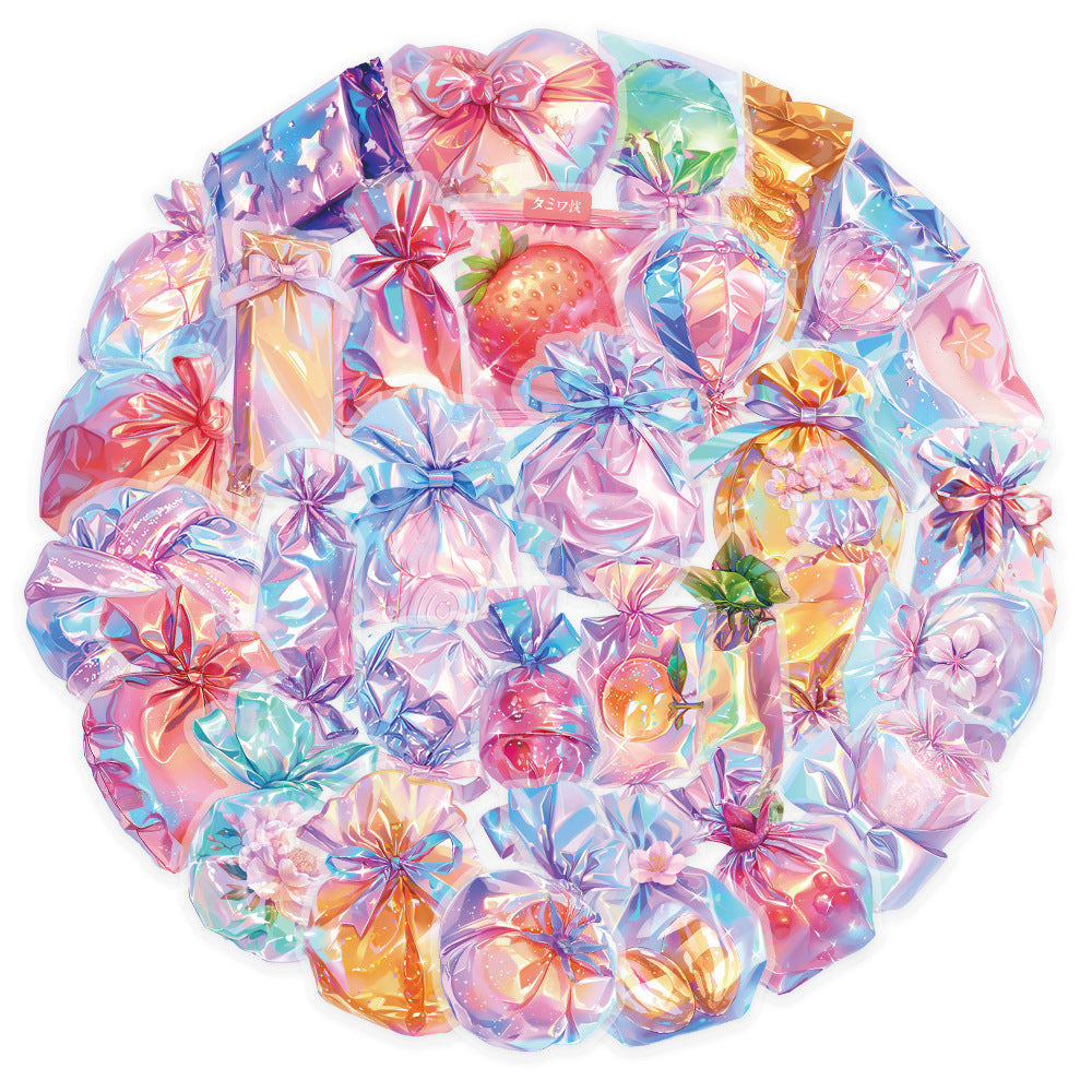 50PCS Rainbow Candies Stickers