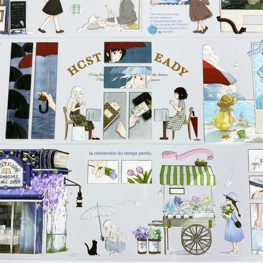 Summer Theme One Cycle PET Tape