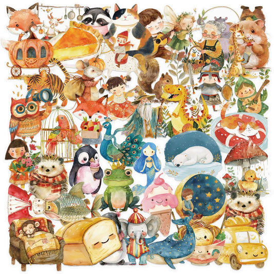 50PCS Fairy Tale Series Stickers