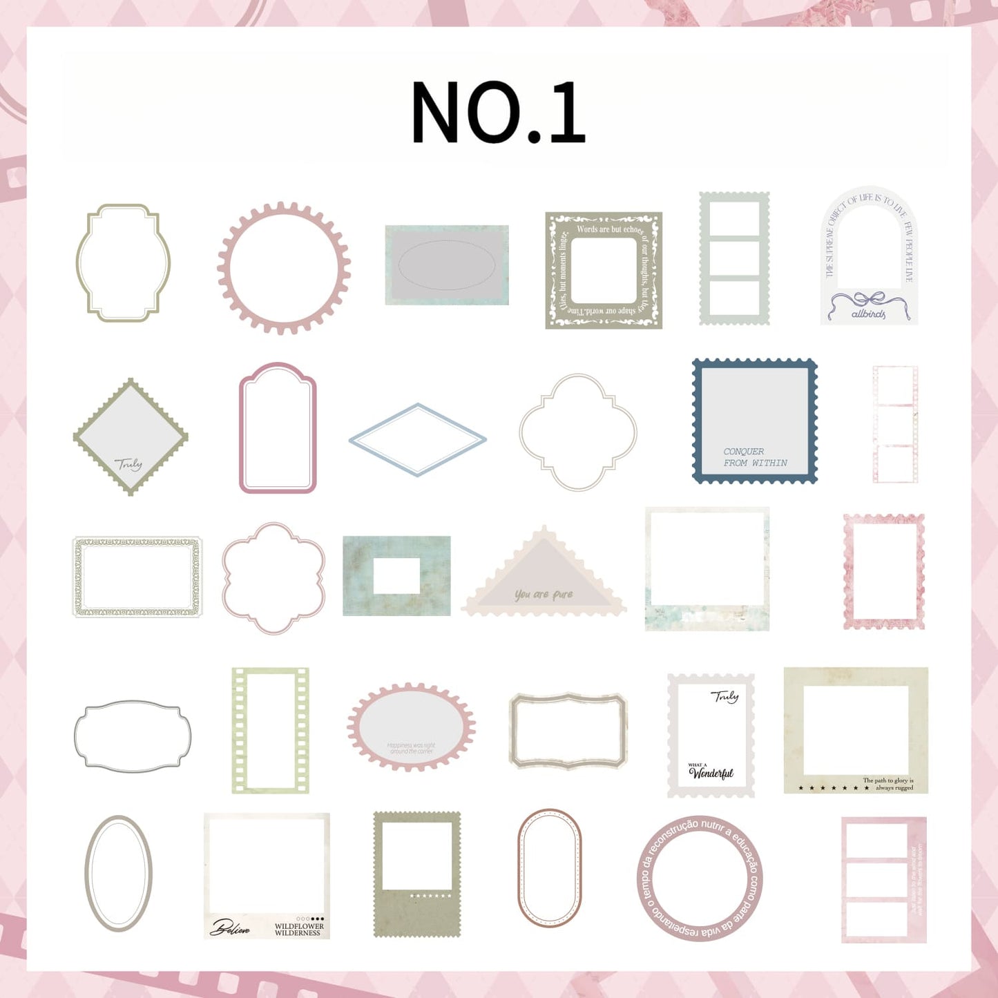 Label Border Sticker Pack
