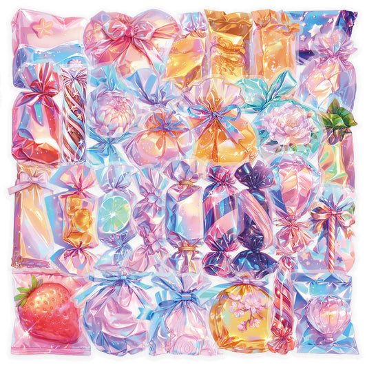 50PCS Rainbow Candies Stickers